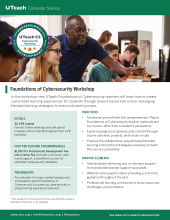 Foundations of Cybersecurity Workshop Flyer