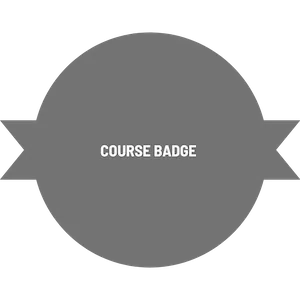 Course badge coming soon! Course badge coming soon!